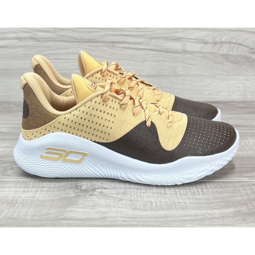 Under Armour Curry 4 Low FloTro Men's Size 12.5 Beige Basketball Shoes 302662